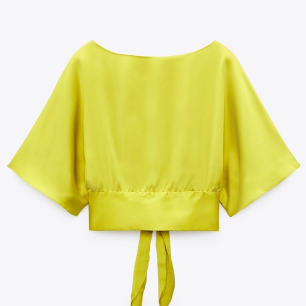 Zara Satin Blouse NWT